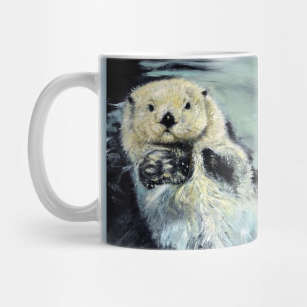 Sea Otter by belettelepink